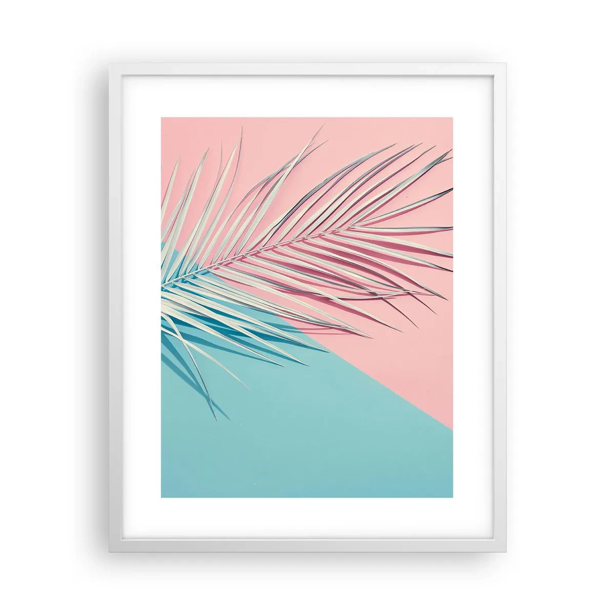 Poszter fekete keretben - Trópusi impresszió - 40x50 cm