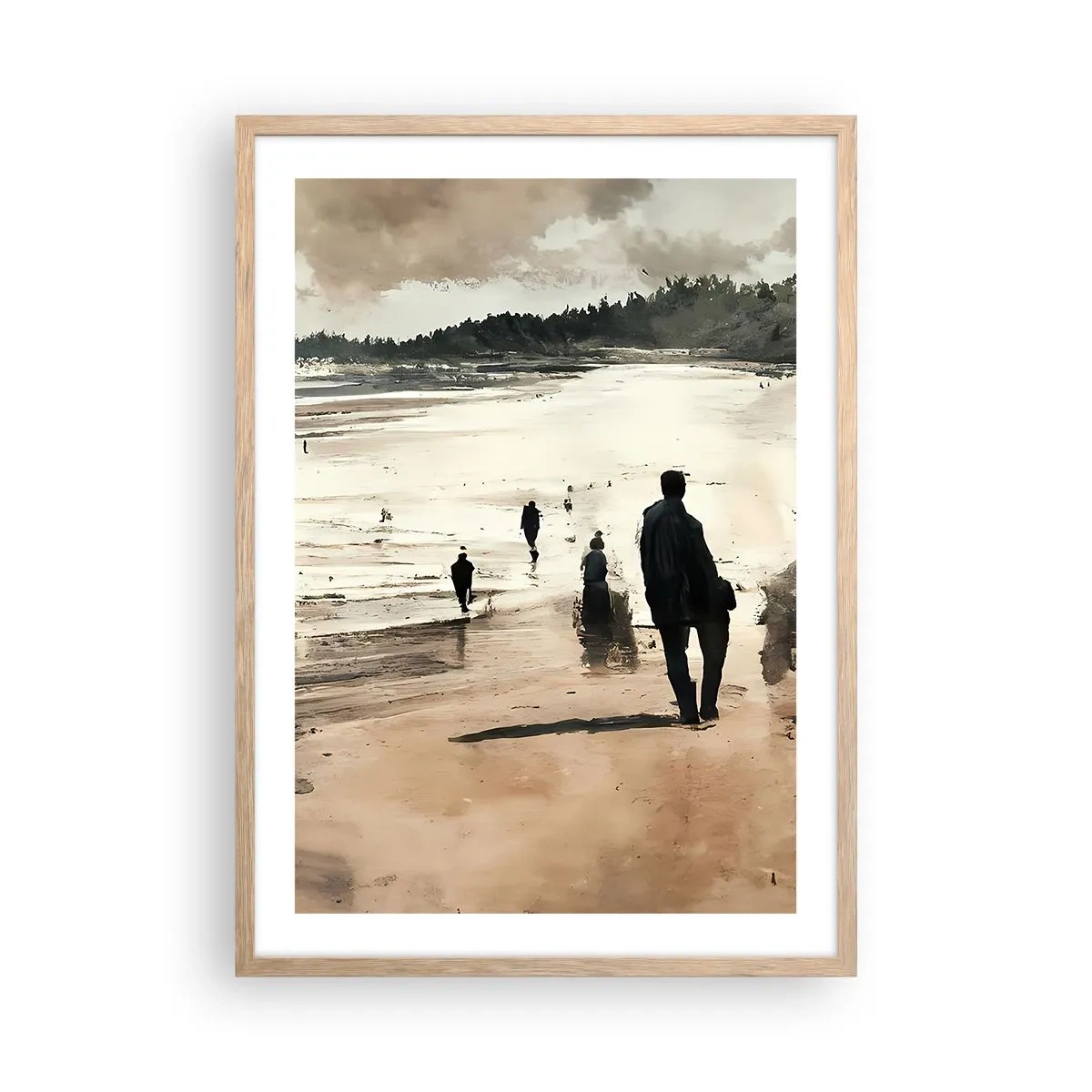 Poszter világos tölgy keretben - Megidézett - 50x70 cm