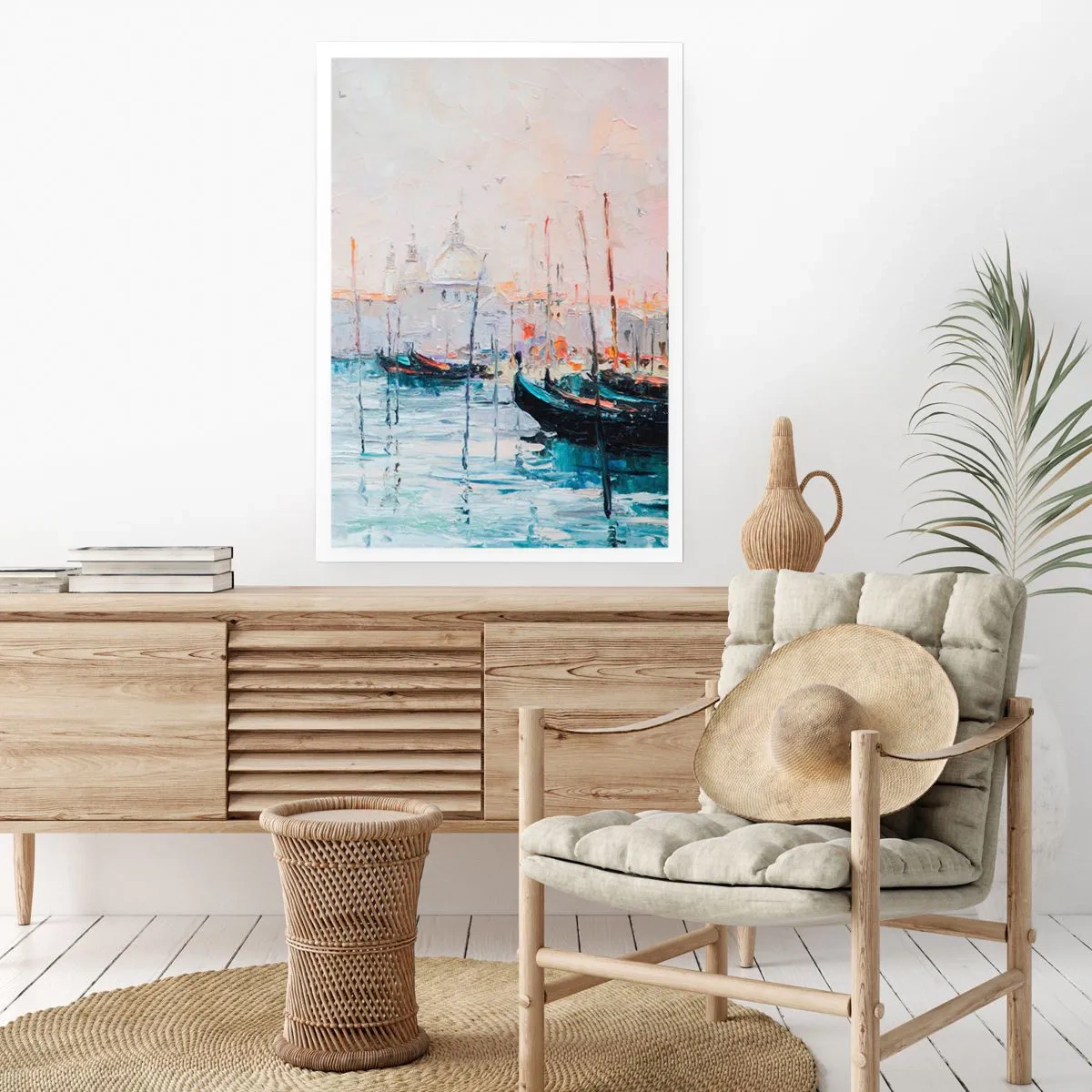 Poszter - A víz mögött, a köd mögött - 40x50 cm