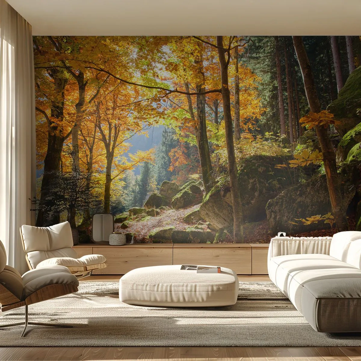 Fotótapéta Standard Eco - Itt az ideje a pihenésnek - Tájkép, Erdő, Természet - 200x140 cm
