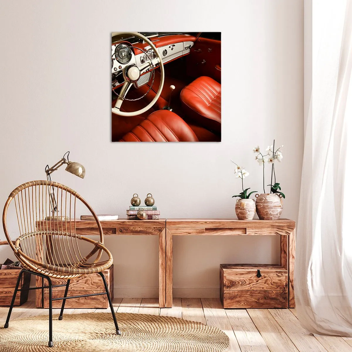 Vászonkép - Luxus vintage stílusban - 70x70 cm