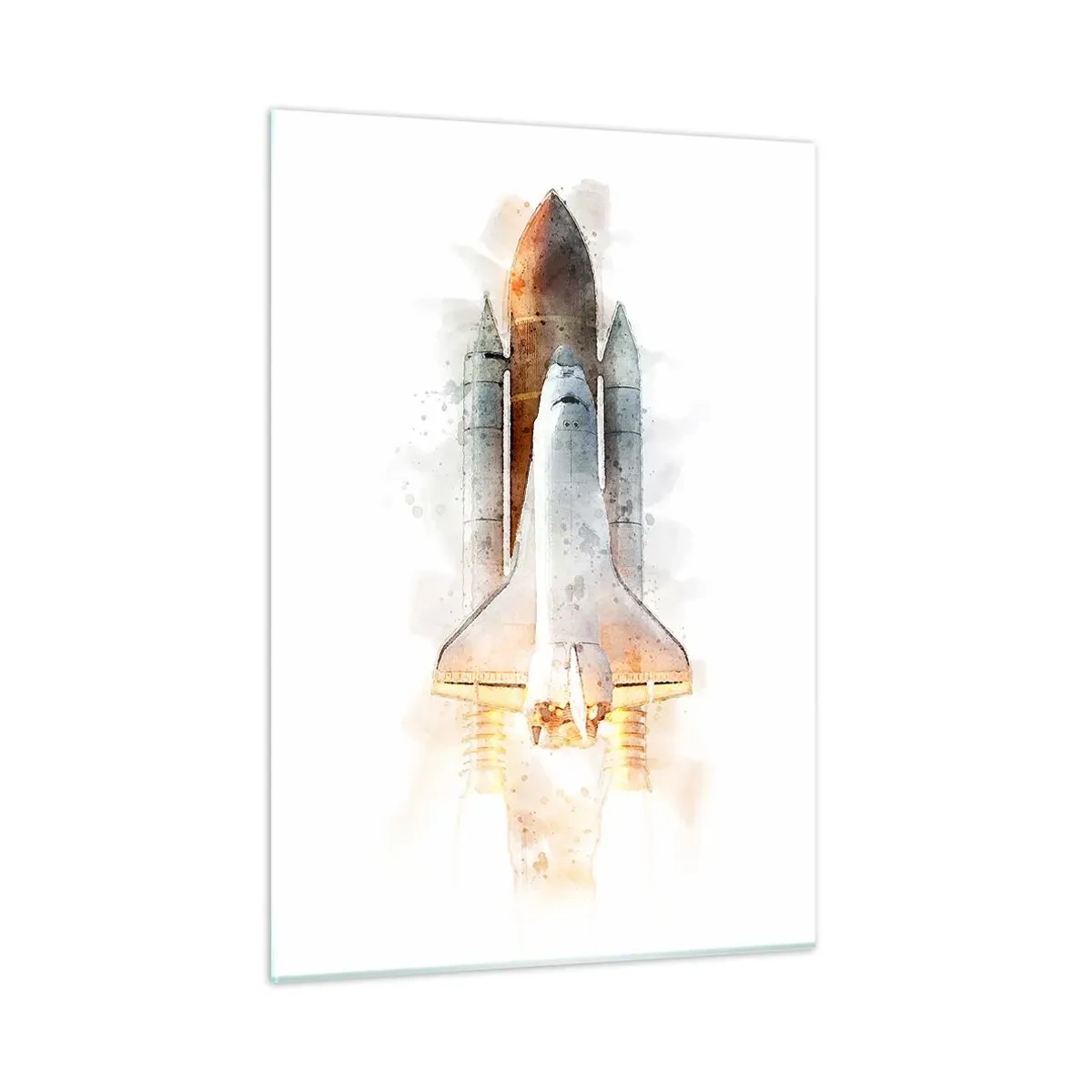 Üveg kép - Felfedezők az elején - 50x70 cm