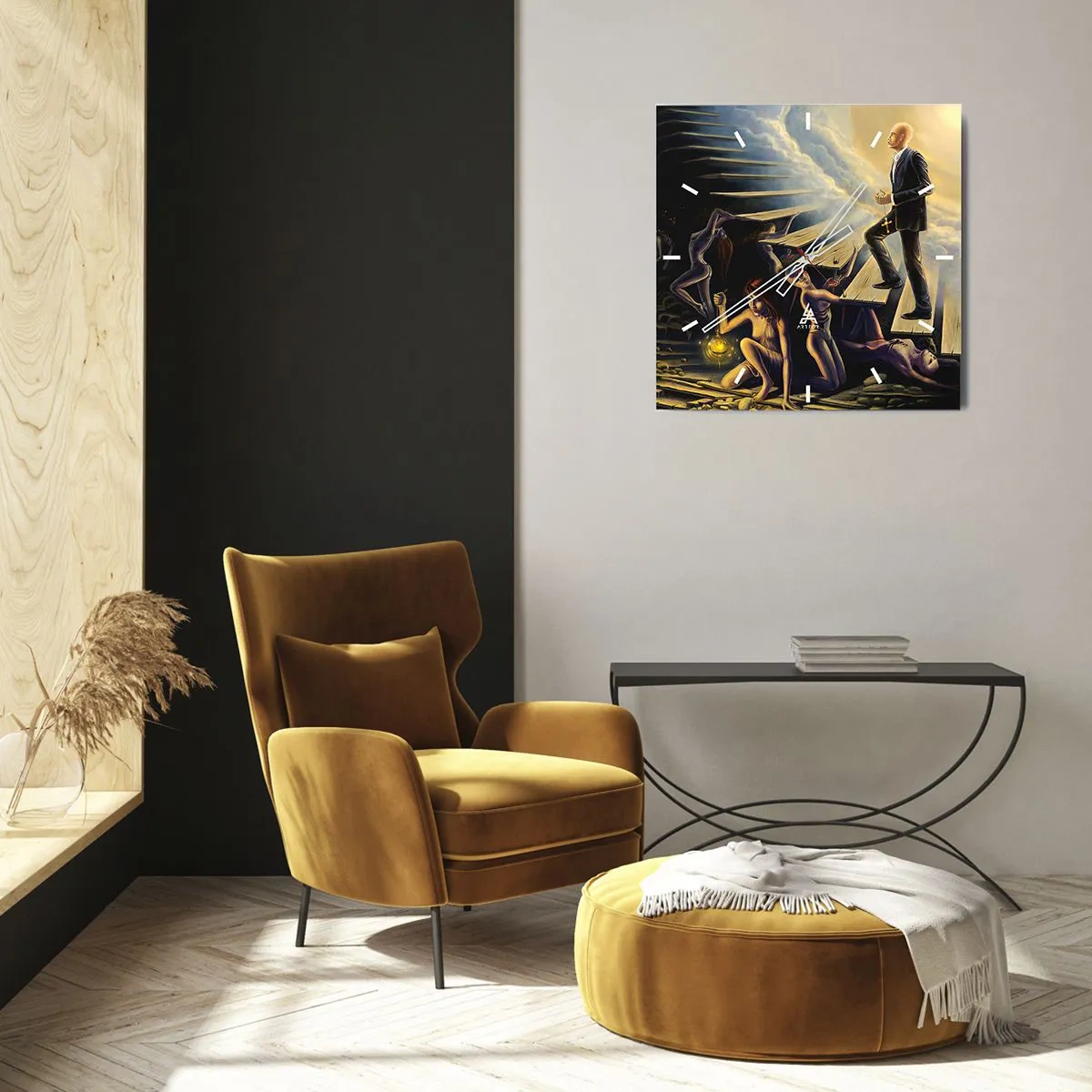 Falióra, Óra - Dante-i utazás a fény felé - 30x30 cm