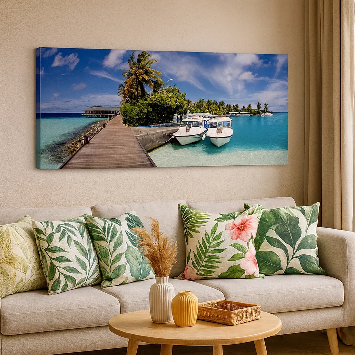 Vászonkép - A paradicsom mégis létezik - 30x30 cm