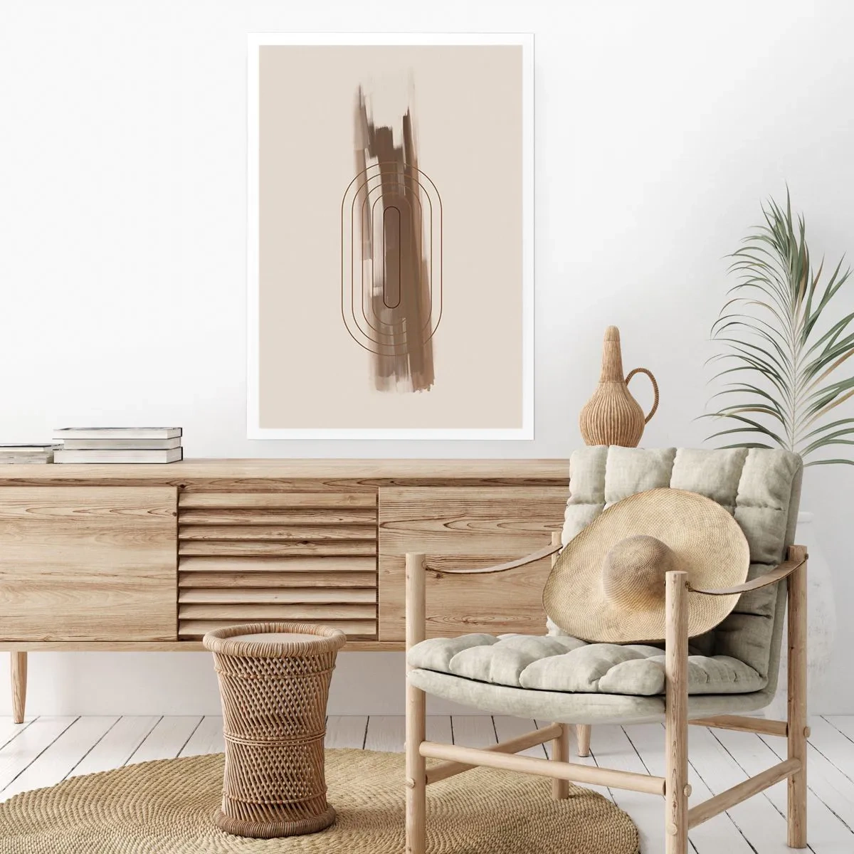 Poszter - Szürke fuvallat - 50x70 cm