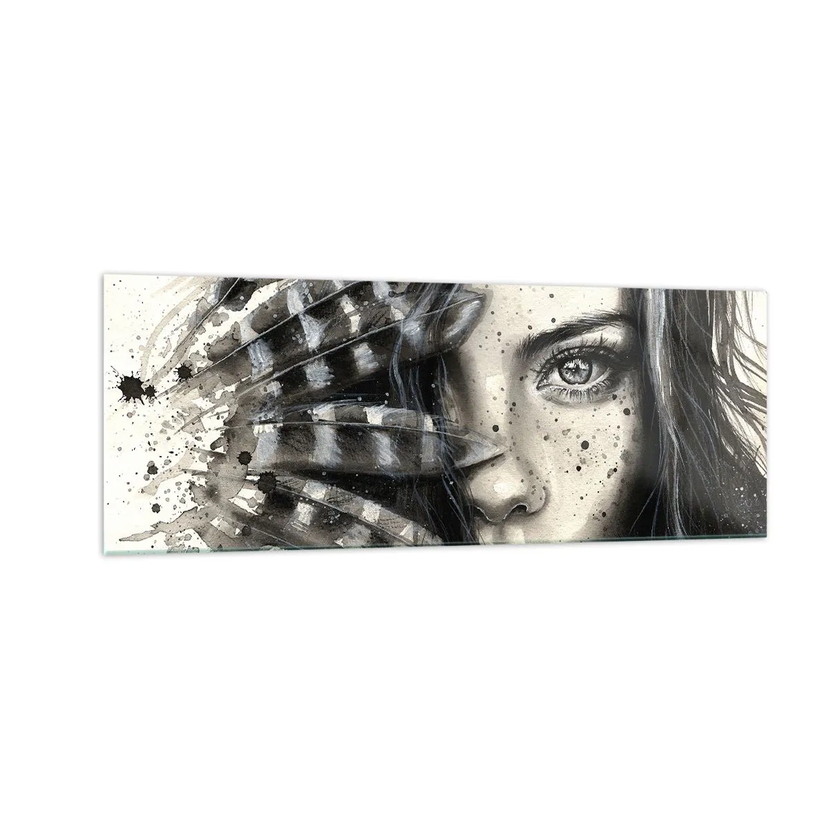 Üveg kép - Vad gyönyör - 140x50 cm