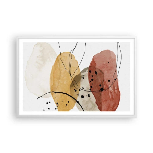 Poszter fekete keretben - Mint a könnyű, friss levegő - 91x61 cm