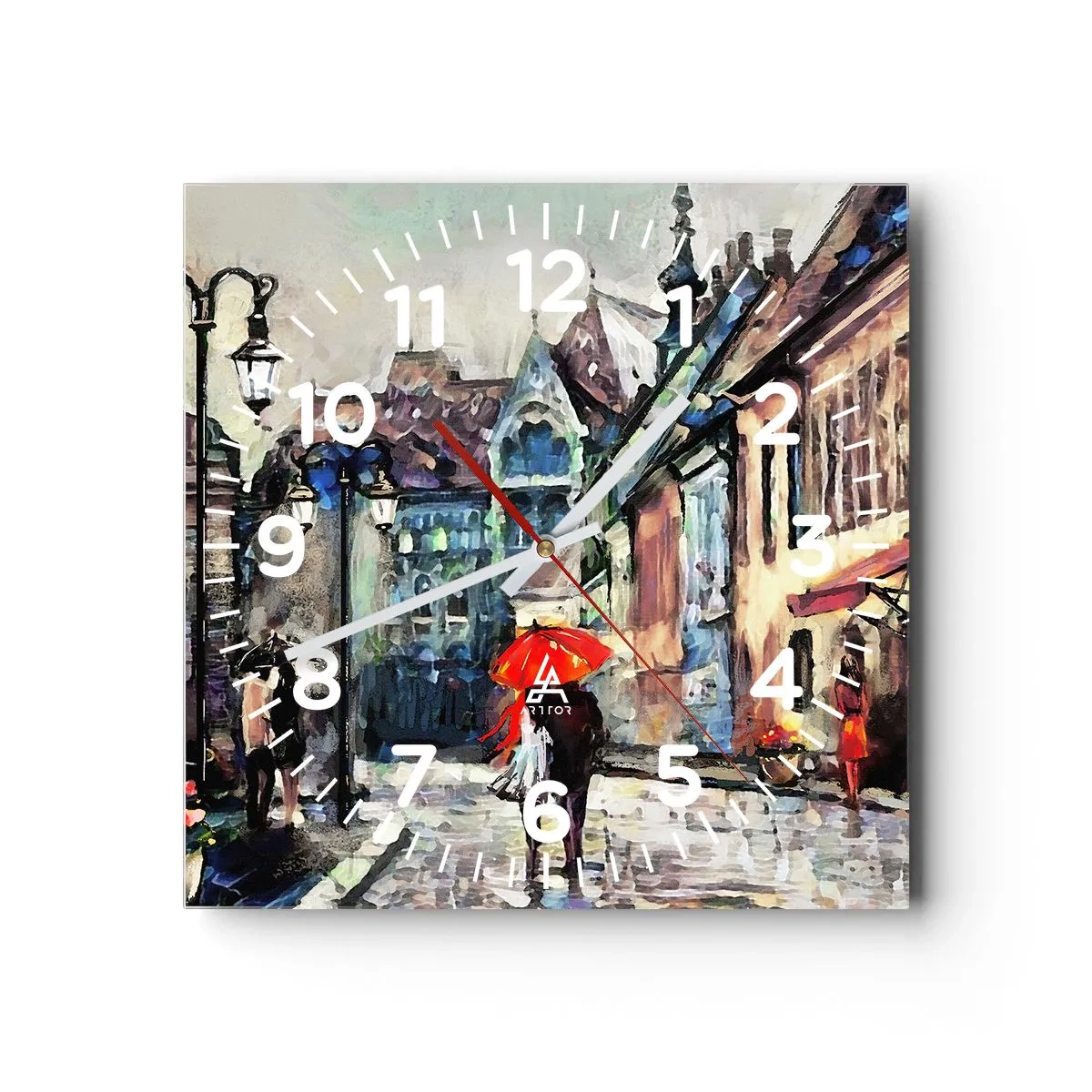 Falióra, Óra - Eső a kettőjüknek - 40x40 cm