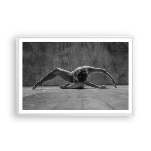 Poszter fekete keretben - Előkerített szimmetria  - 91x61 cm