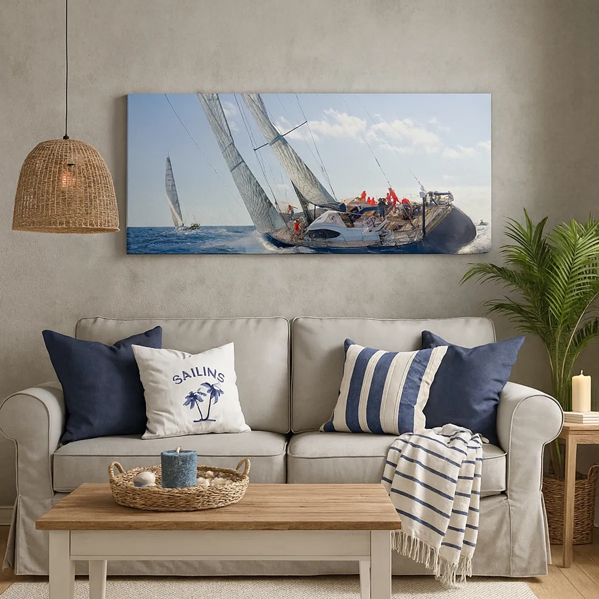 Vászonkép - Győzzön a jobbik - 30x30 cm