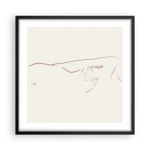 Poszter fehér keretben - A vágy alakja - 50x50 cm