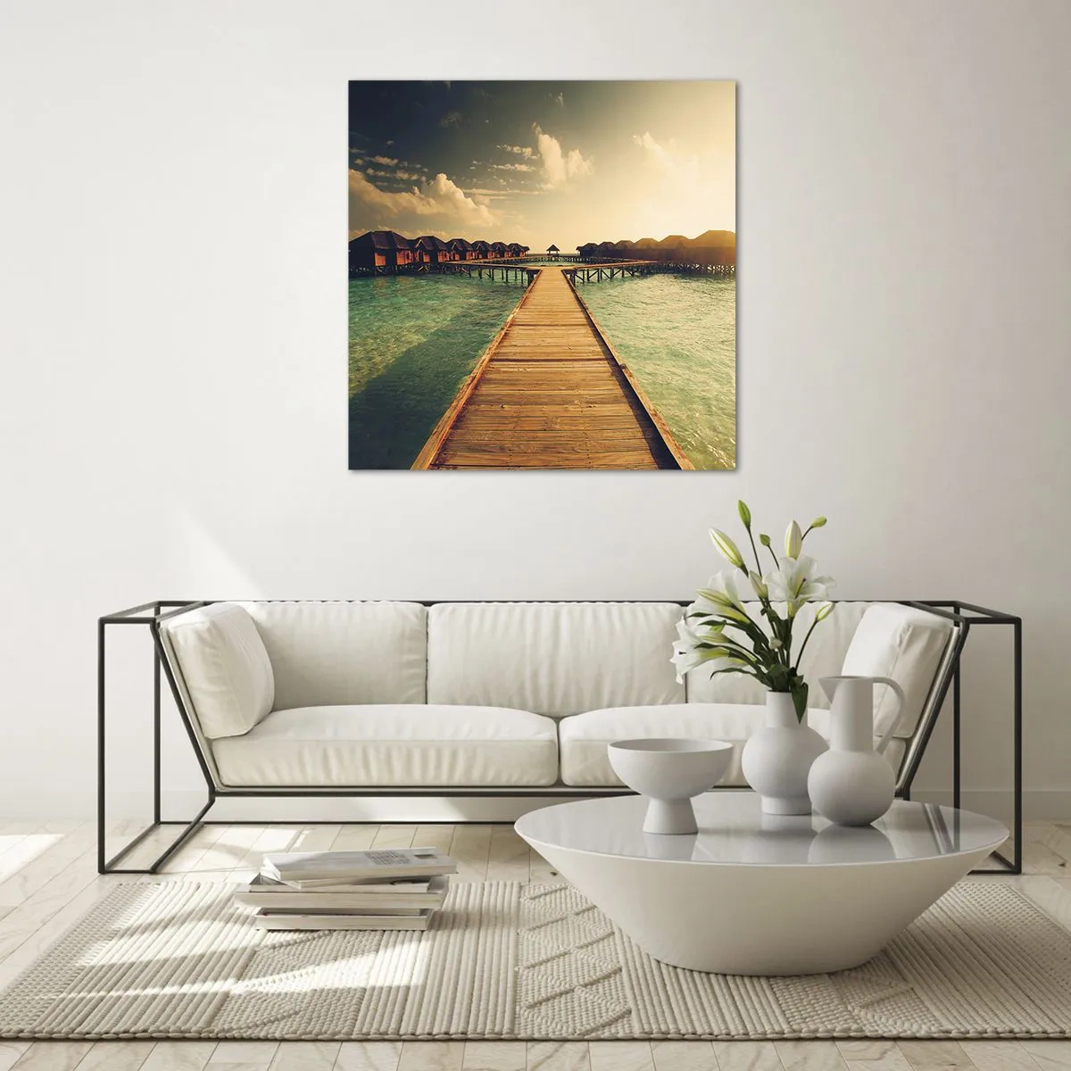 Üveg kép - Tiszteletteljes meghívás - 60x60 cm