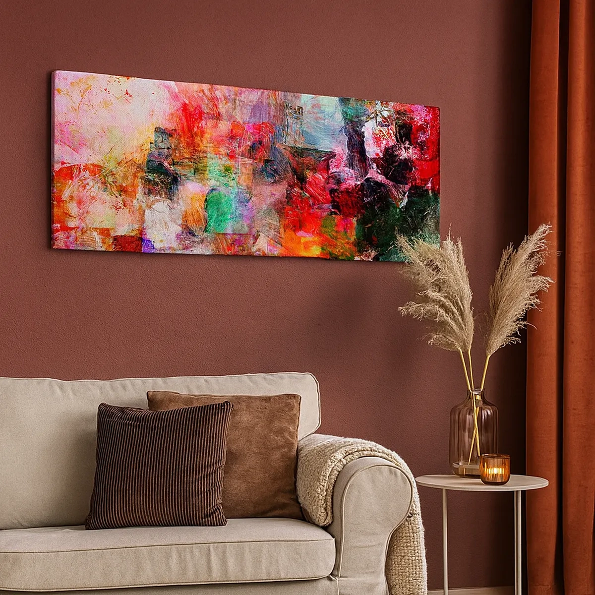 Vászonkép - Utazás a rózsákon át - 30x30 cm