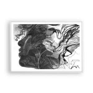 Poszter fekete keretben - Álmokba gabalyodva - 100x70 cm