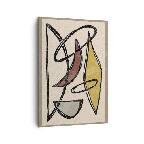 Vászonkép - Függőlegesek és vízszintek - 50x70 cm