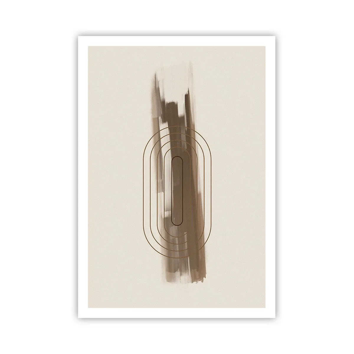 Poszter - Szürke fuvallat - 70x100 cm