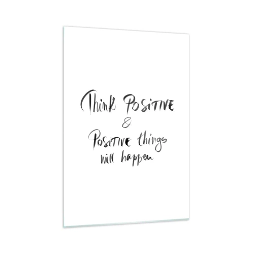 Üveg kép - Hogyan élj? - 50x70 cm