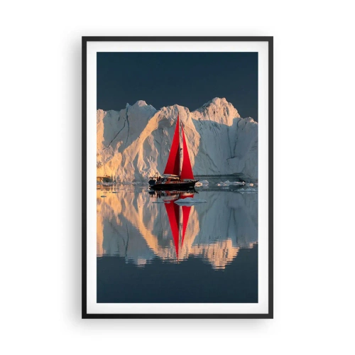 Poszter fehér keretben - A világ peremén - 61x91 cm