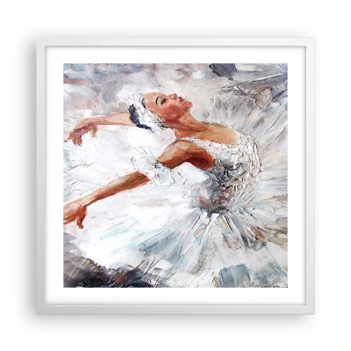 Poszter fekete keretben - Finom és könnyű, mint a tüll - 50x50 cm