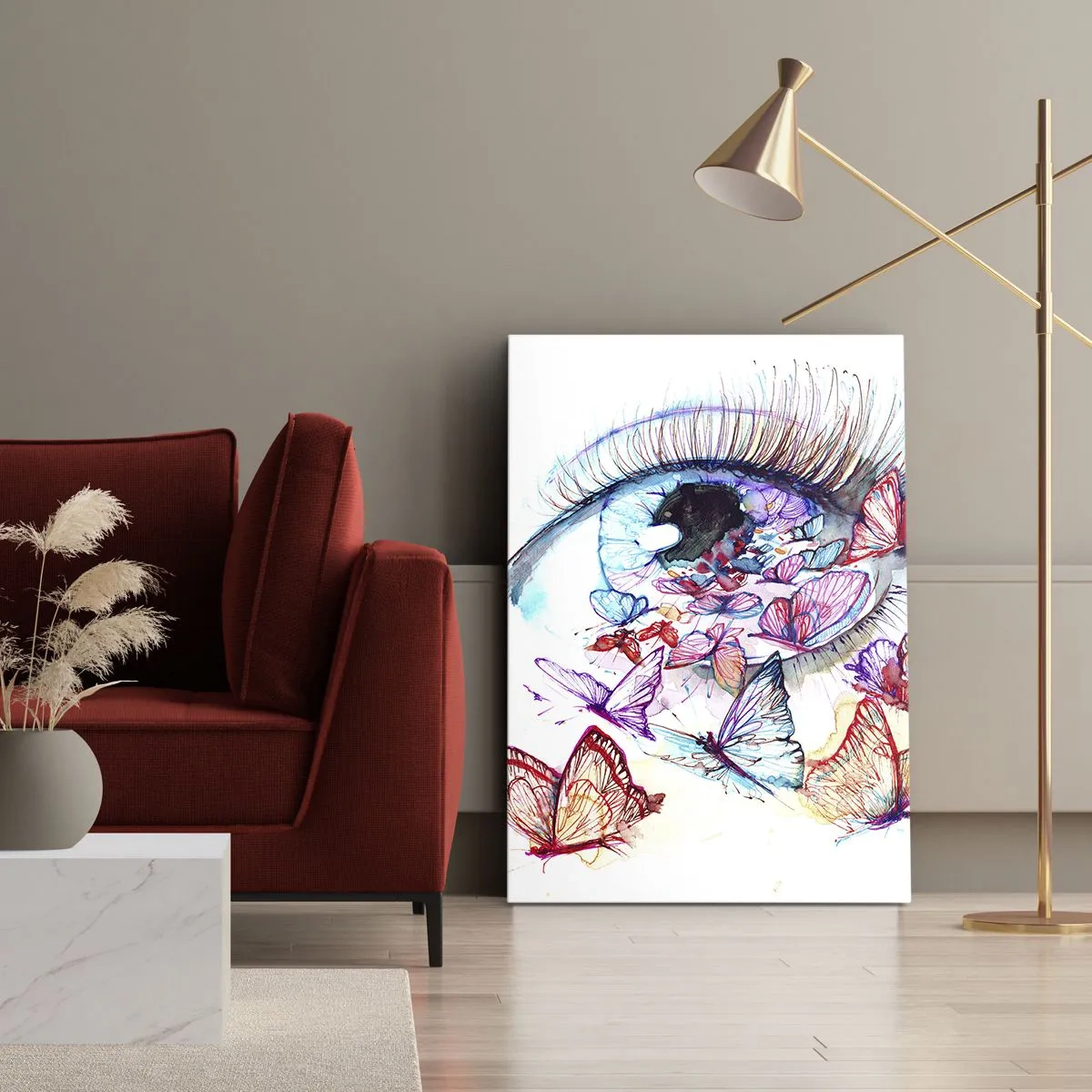 Vászonkép - Mesebeli szemek varázsa - 55x100 cm