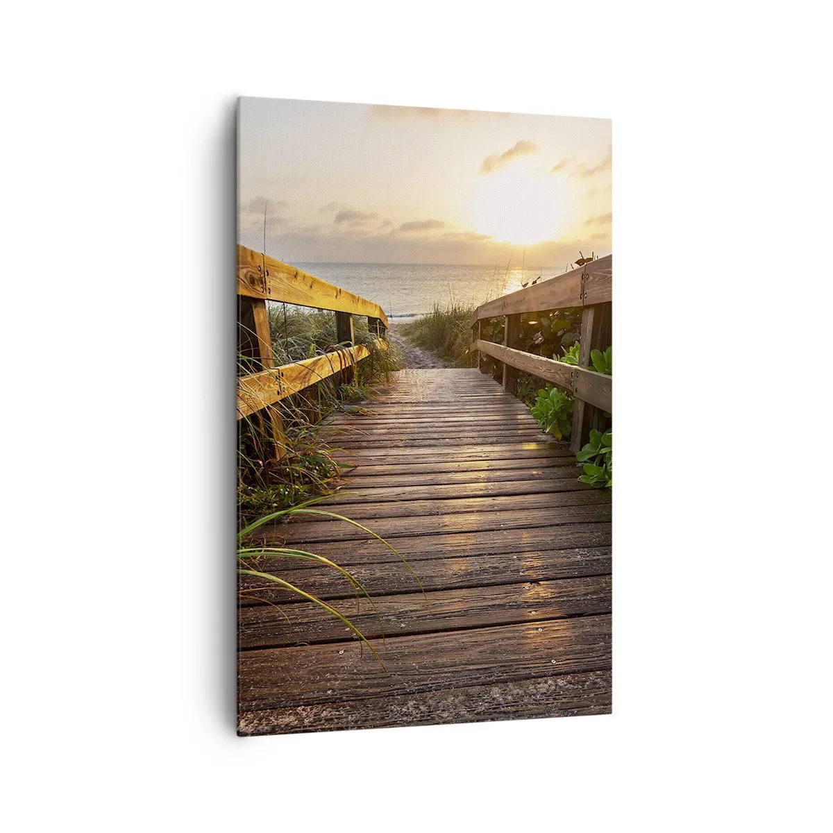 Vászonkép - És egyenesen a partra - 80x120 cm