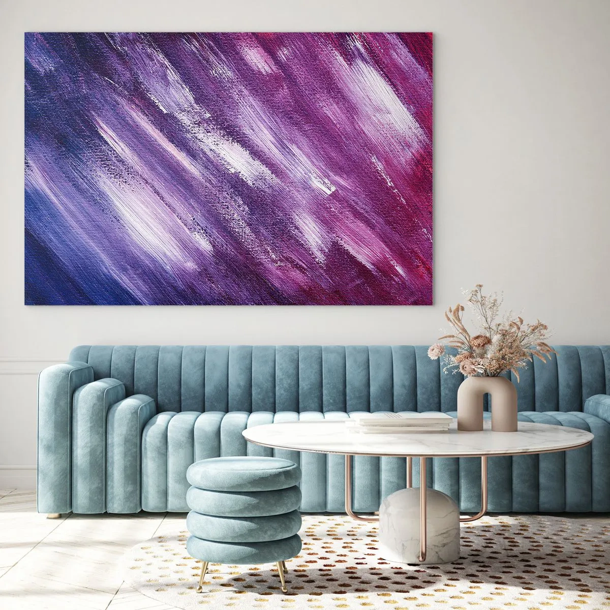 Üveg kép - Amikor napsütéses szél fúj - 100x70 cm