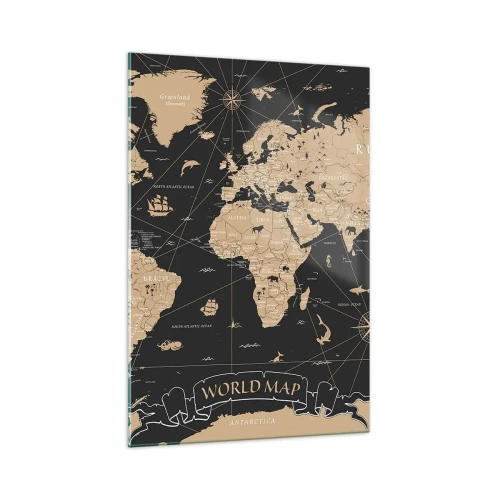 Üveg kép - A világom határai - 70x100 cm