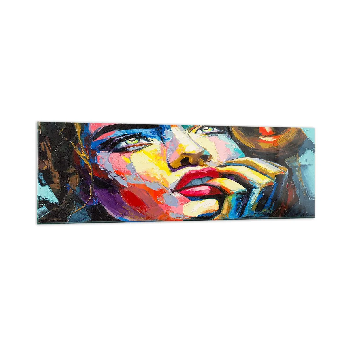 Üveg kép - Az álmok úgy repülnek az égen, mint a madarak - 160x50 cm