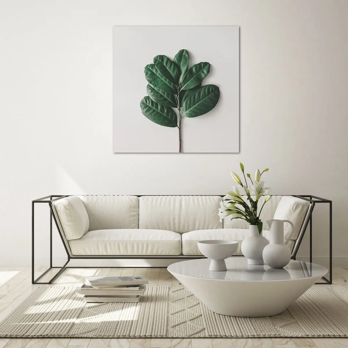 Üveg kép - Rajz csak a természetről - 40x40 cm