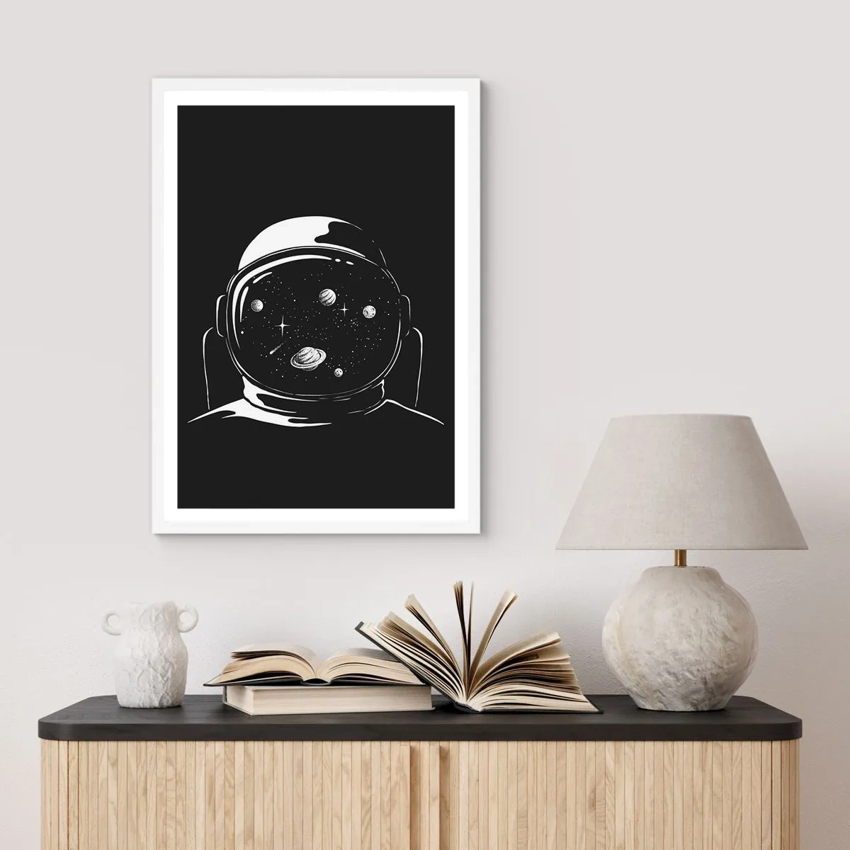 Poszter fekete keretben - Szép kilátás - 30x40 cm