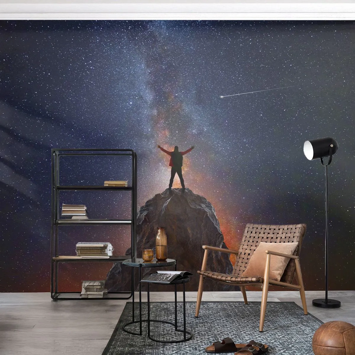 Fotótapéta Premium Canvas - Az erő velem van! - Absztrakció, Világegyetem, Férfi - 250x175 cm