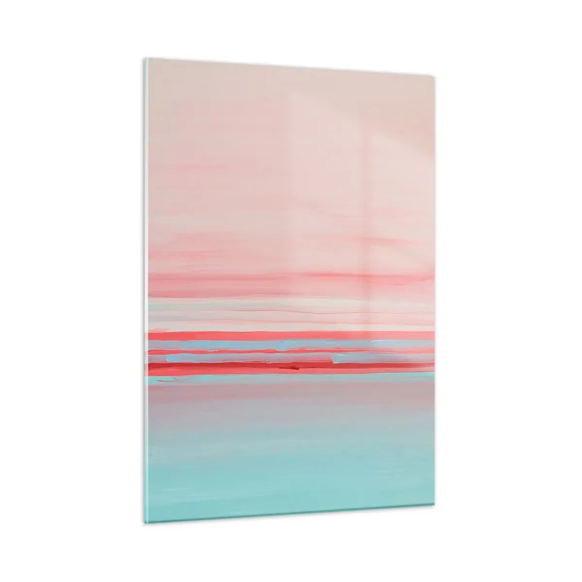 Üveg kép - Absztrakció hajnalban - 50x70 cm