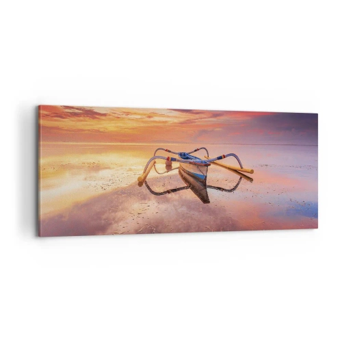 Vászonkép - Egy trópusi este nyugalma - 100x40 cm