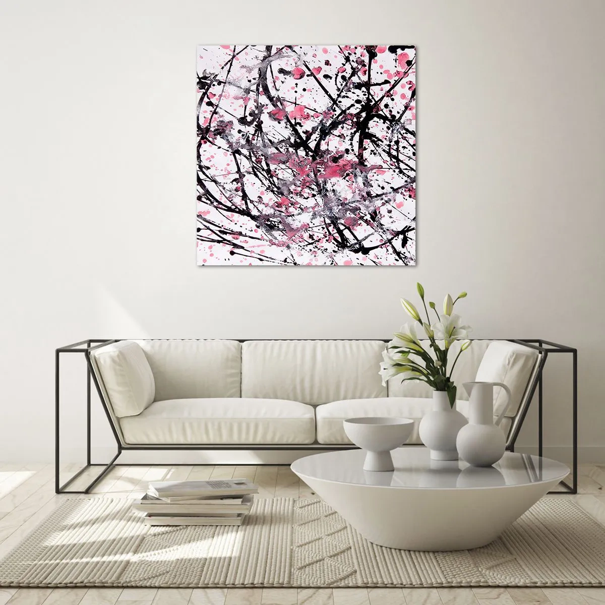 Üveg kép - Az élet múló természete - 60x60 cm