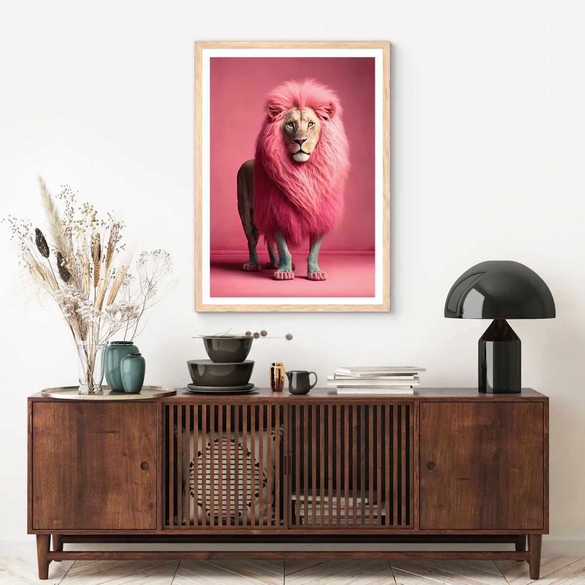 Poszter világos tölgy keretben - És már nem félsz - 61x91 cm