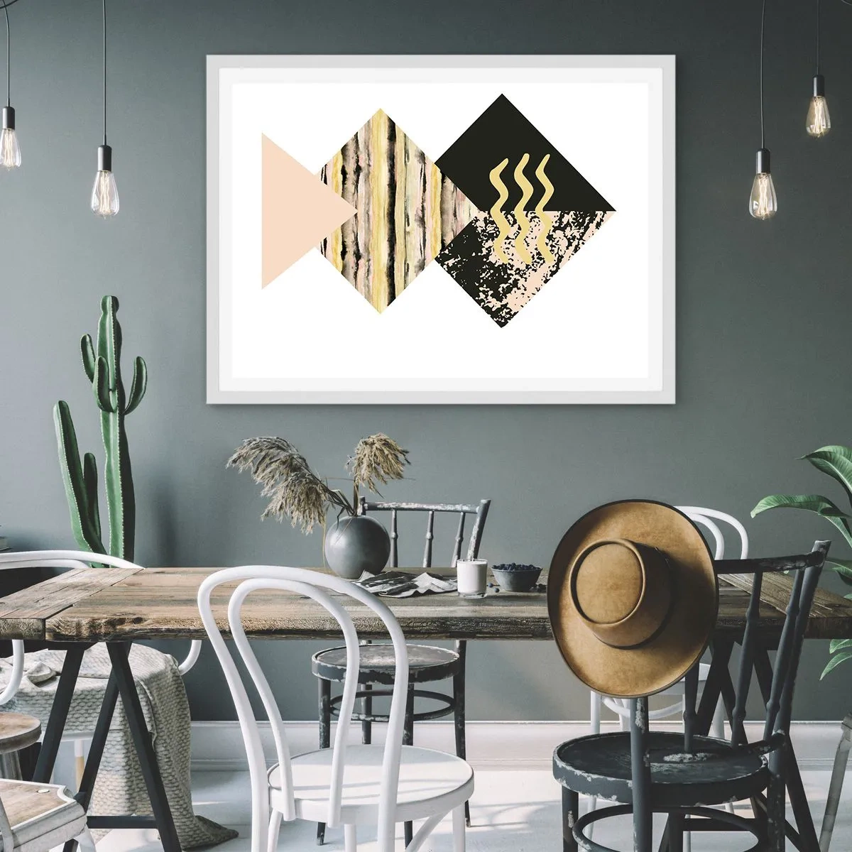 Poszter fekete keretben - Nem olyan egyszerű - 40x30 cm