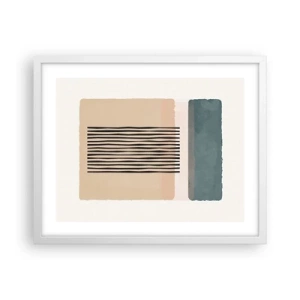 Poszter fekete keretben - Minden rendben - 50x40 cm