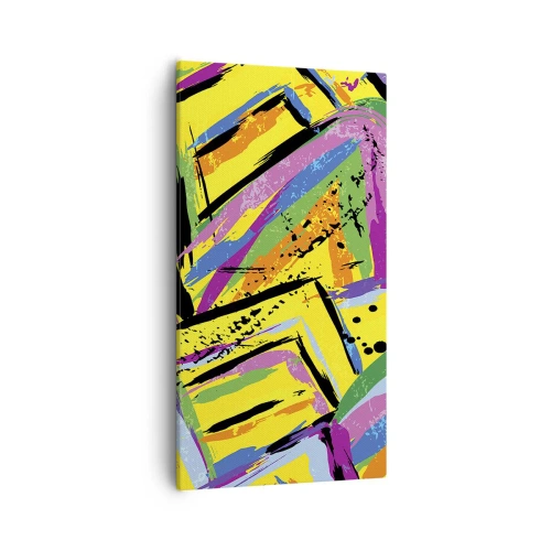 Vászonkép - Az örömében sikít - 55x100 cm