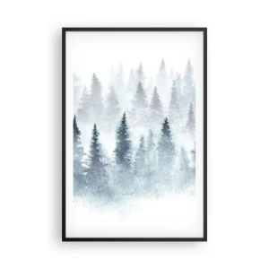 Poszter fehér keretben - Ködbe burkolózva - 61x91 cm