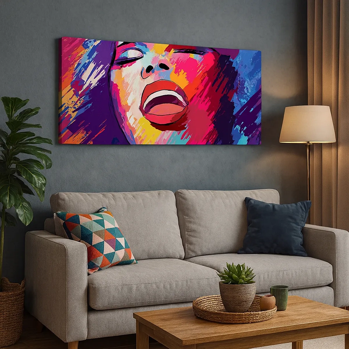 Vászonkép - Kiénekelni az egész életet - 30x30 cm