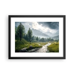 Poszter fehér keretben - Oda és vissza - 40x30 cm