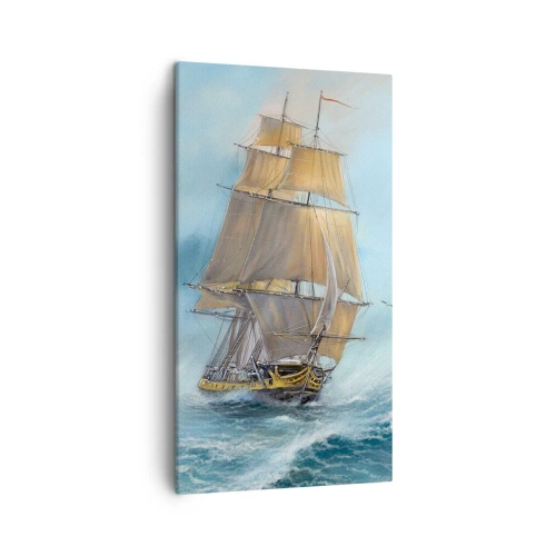 Vászonkép - A hullámok hullámzása - 45x80 cm
