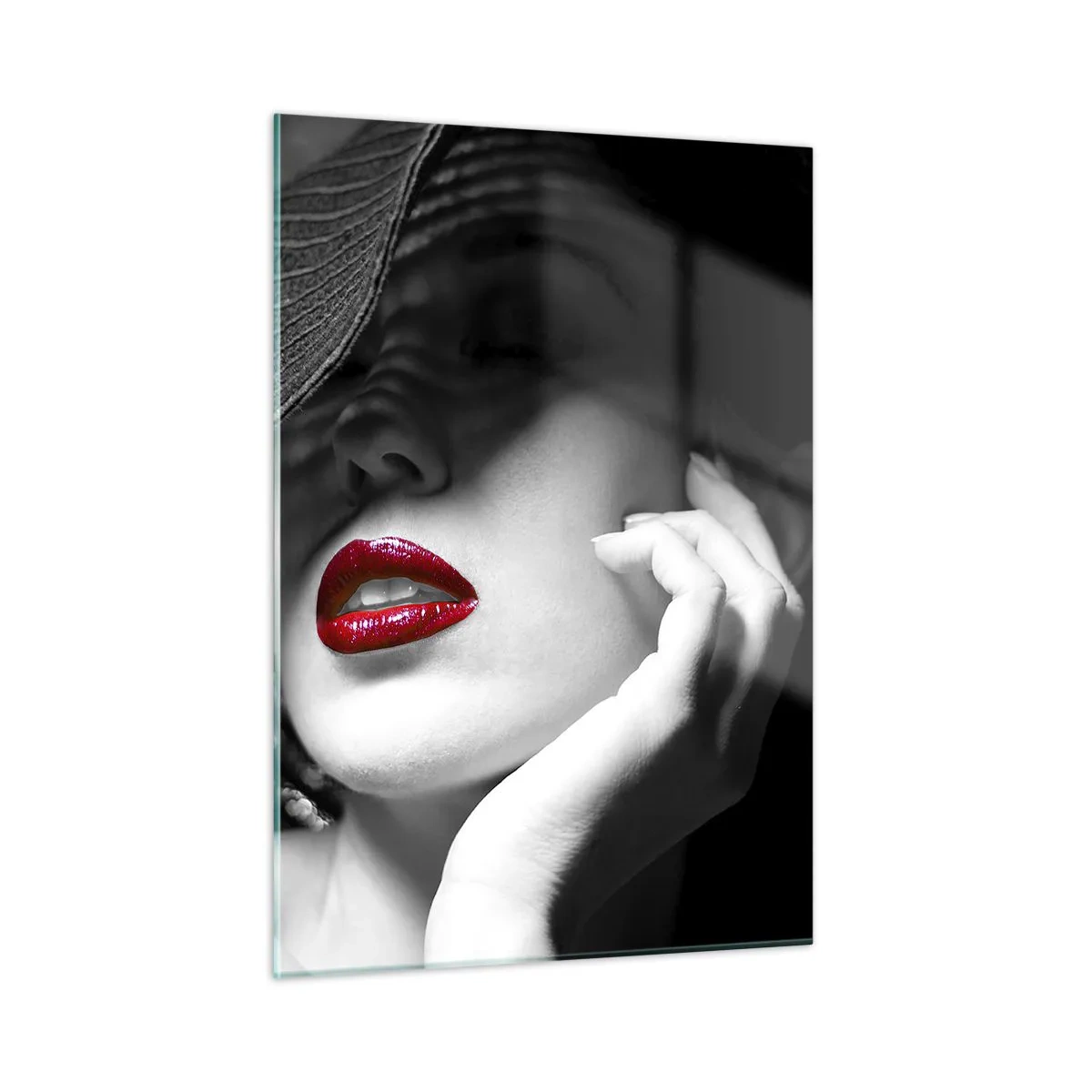 Üveg kép - Egy tanulmány Scarletben - 50x70 cm