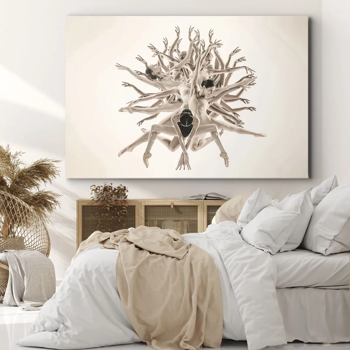 Vászonkép - Virágzás a táncban - 100x70 cm