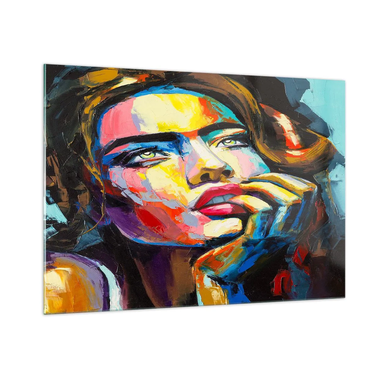 Üveg kép - Az álmok úgy repülnek az égen, mint a madarak - 100x70 cm