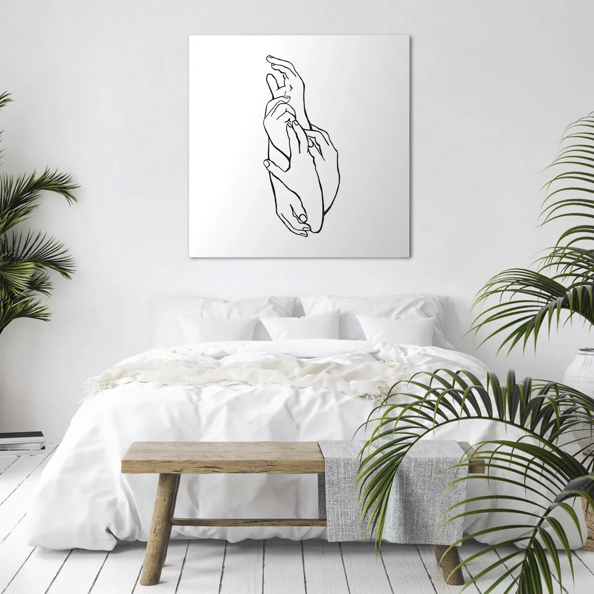 Vászonkép - Jó érintés - 30x30 cm