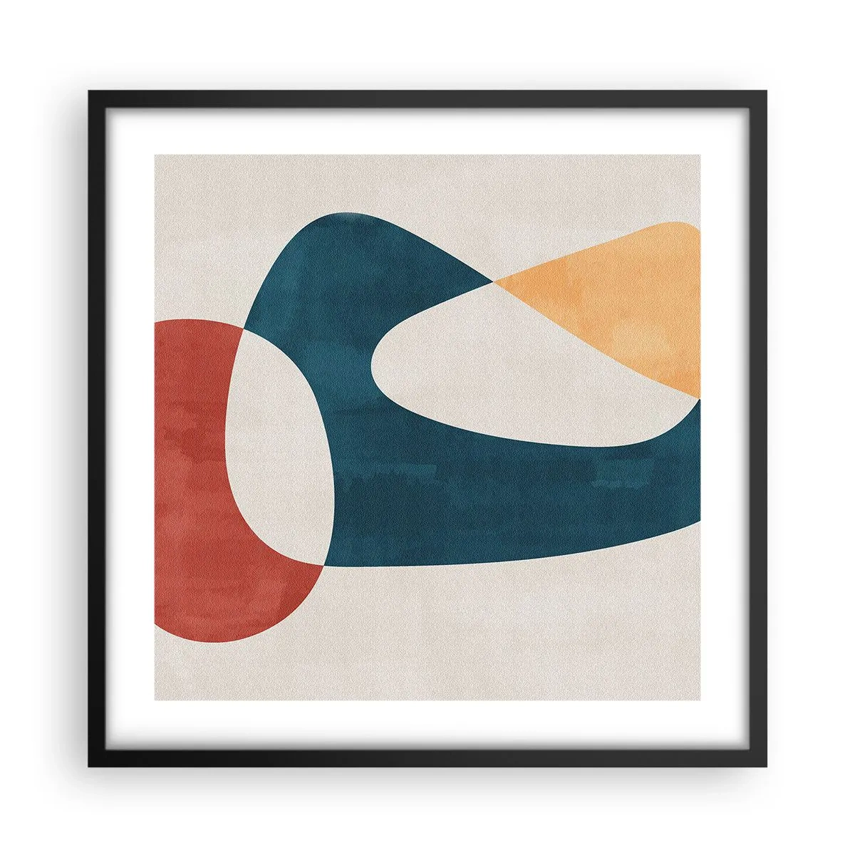 Poszter fehér keretben - Befolyások és metamorfózisok - 50x50 cm