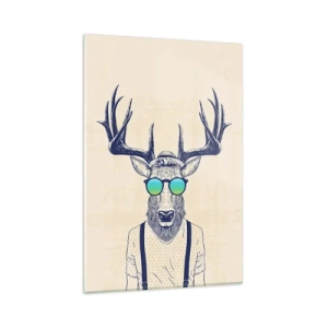 Üveg kép - Kire számítottál? - 80x120 cm