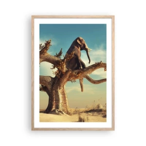 Poszter világos tölgy keretben - Egy új nézőpont - 50x70 cm