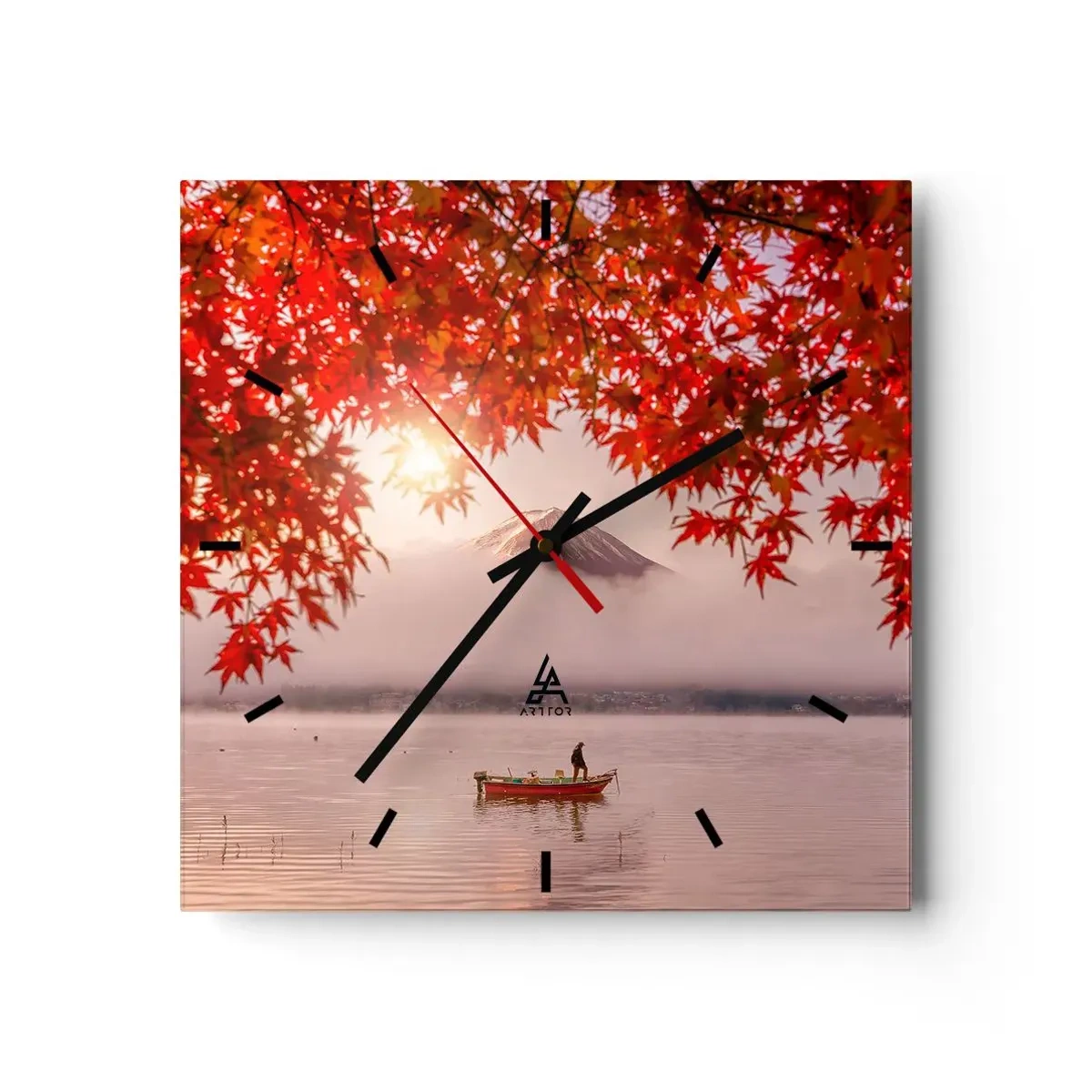 Falióra, Óra - Japán hangulatban - 40x40 cm